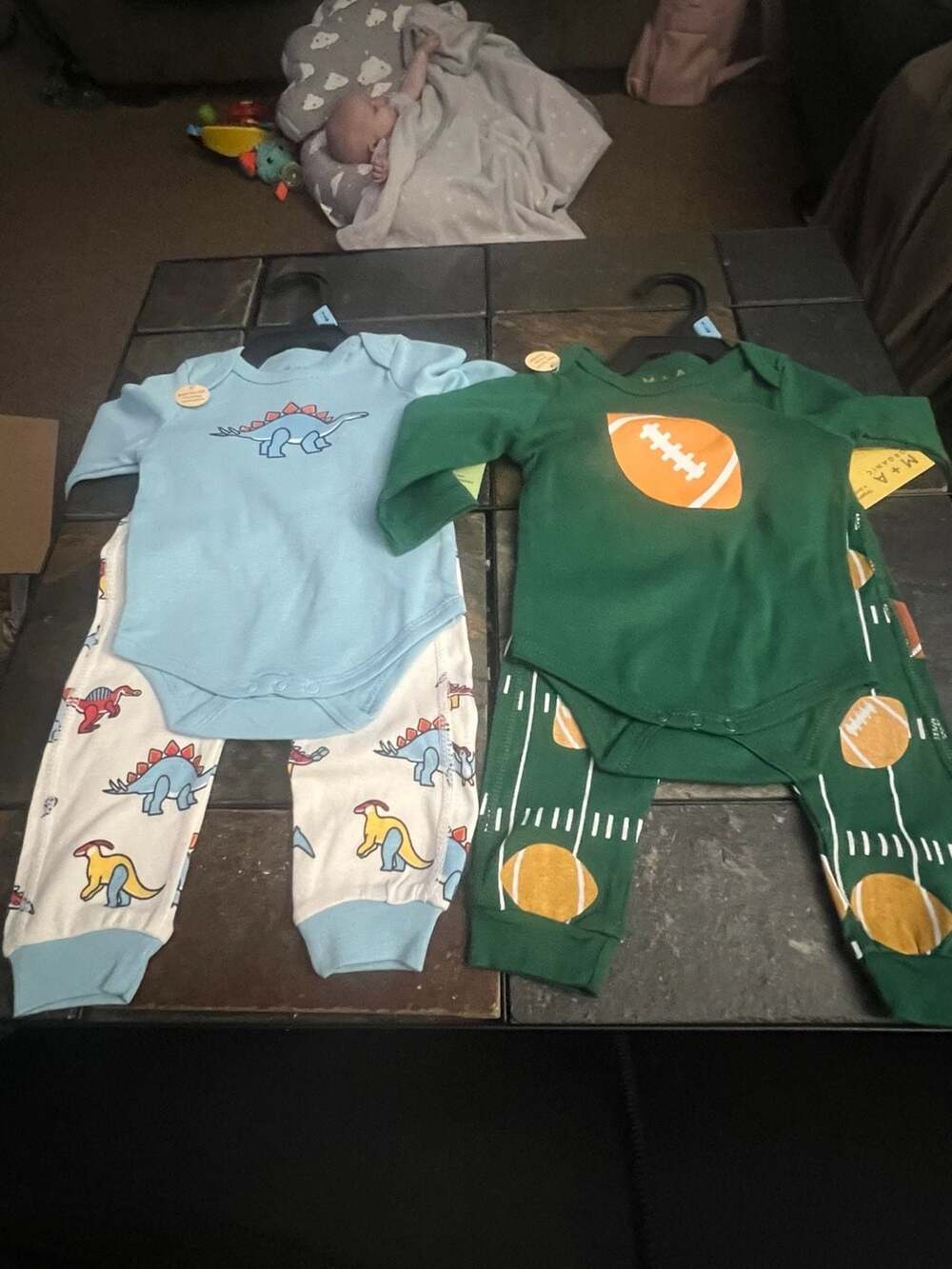 Mixed Lot of 14 Baby Boy Clothing Items Assorted Brands